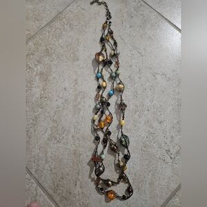 Elegant Multicolor Beaded Necklace